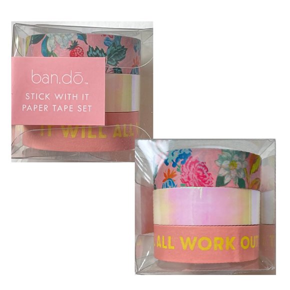 BAN.DO WASHI TAPE 3 PIECE SET - NEW WITH TAGS - Picture 2 of 2